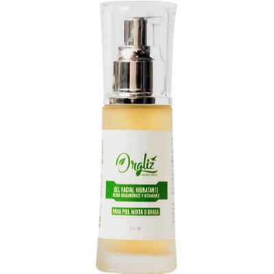 GEL ORGLIZ  FACIAL HIDRATANTE  1 OZ