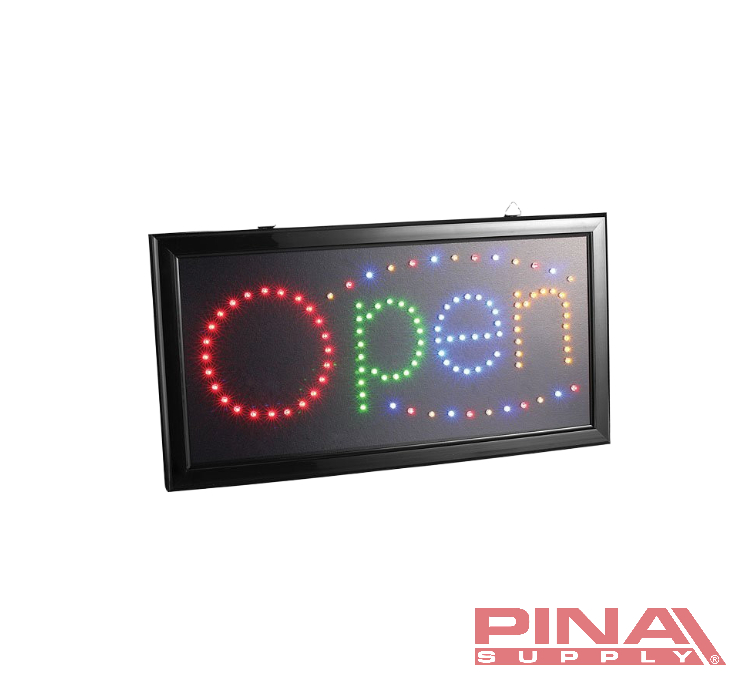 LETRERO PSN DE LUZ LED OPEN REF. PS009