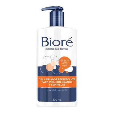 GEL BIORE LIMPIADOR REFRESCANTE PARA PIEL CON GRANOS 200 ML