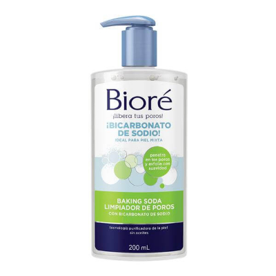 CLEANSER BIORE BAKING SODA LIQUIDA 200 ML