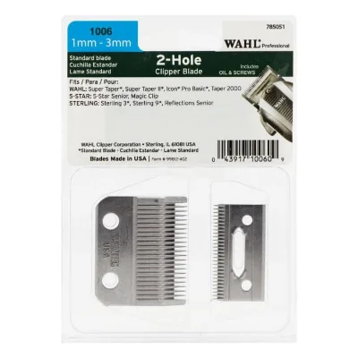 CUCHILLA WAHL 2 HOLE REF. 1006