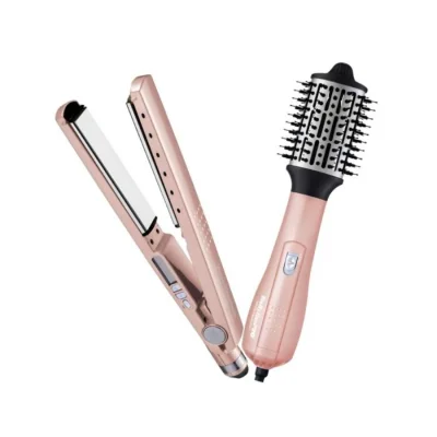 PLANCHA + CEPILLO BABY LISS NANOTITANIUM 1 1/4