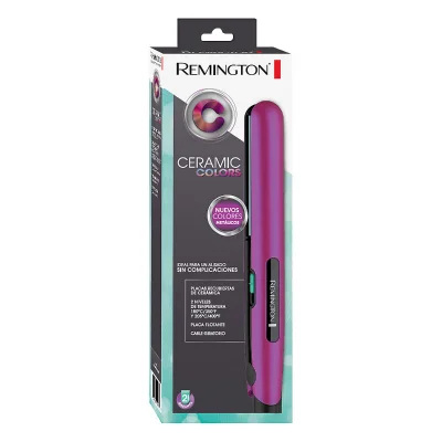 PLANCHA REMINGTON CERAMICA COLORS