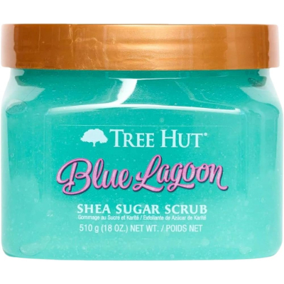 SCRUB TREE HUA SHEA SUGAR BLUE LAGOON 18OZ