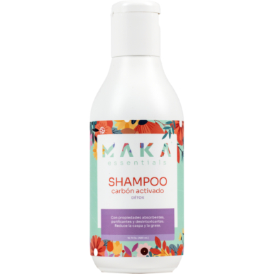 SHAMPOO MAKA DE CARBON ACTIVADO DETOX 16OZ