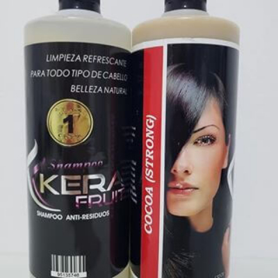 KERATINA COCOA STRONG + SHAMPOO KERA FRUT 2P 1L