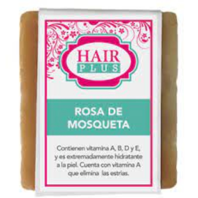 JABÓN HAIR PLUS ROSA DE MOSQUETA