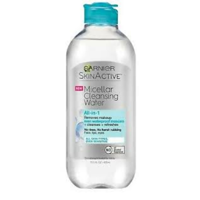 CLEANSING GARNIER DE MASCARA MICELLAR  WATERPROO 400 ML.