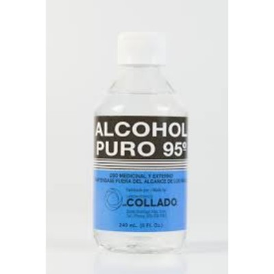 ALCOHOL COLLADO ETILICO PURO 95% 4 OZ.