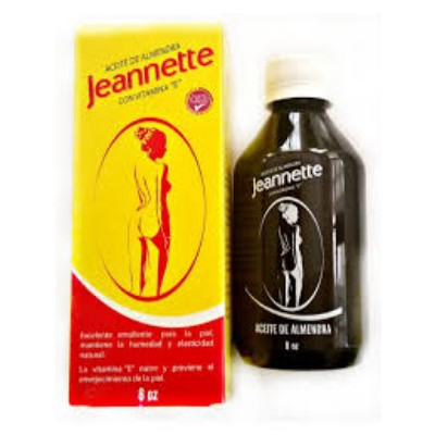 ACEITE JEANNETTE DE ALMENDRA 8 OZ.