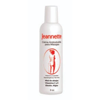 CREMA JEANNETTE ANTICELULITIS  8 OZ.