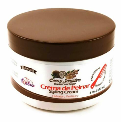 CREMA DE PEINAR COCO Y JENGIBRE 8OZ