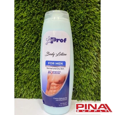 BODY LOTION FOR MEN L.P 16 OZ