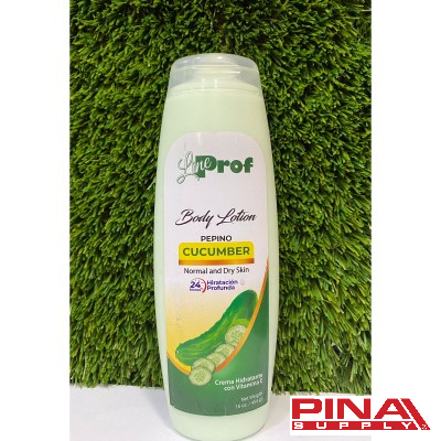 BODY LOTION DE PEPINO  L.P 16 OZ