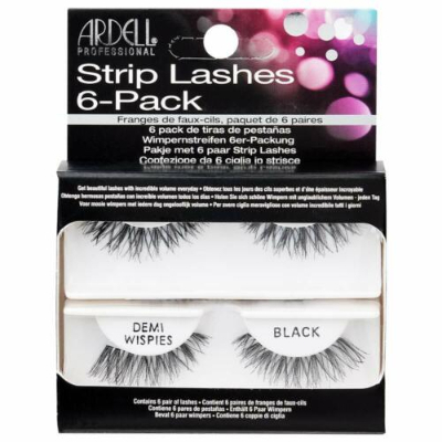 PESTAÑAS ARDELL DEMI WISPIES BLACK 6 PACK REF.60066