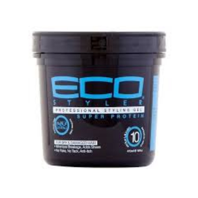 GEL ECO STYLING SUPER PROTEIN T.NEGRO16 OZ.