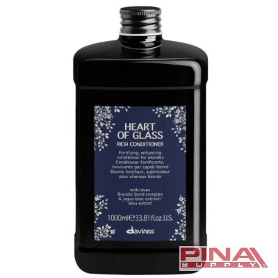 SHAMPOO DAVINES HEART OF GLASS 1000 ML.