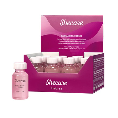 AMPOLLAS INEBRYA SHECARE SHINE LOTION 12X12ML