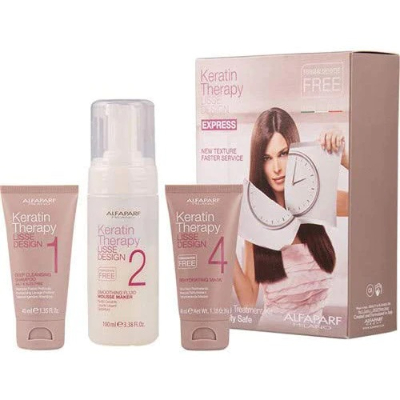 KIT ALFAPARF KERATIN THERAPY SMOOTHING 3P