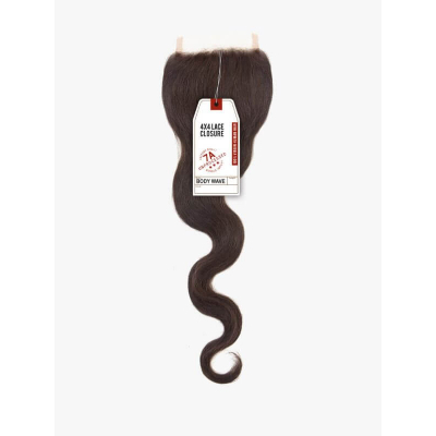 7A BW LACE CLOSURE 4X4 NAT. 14P