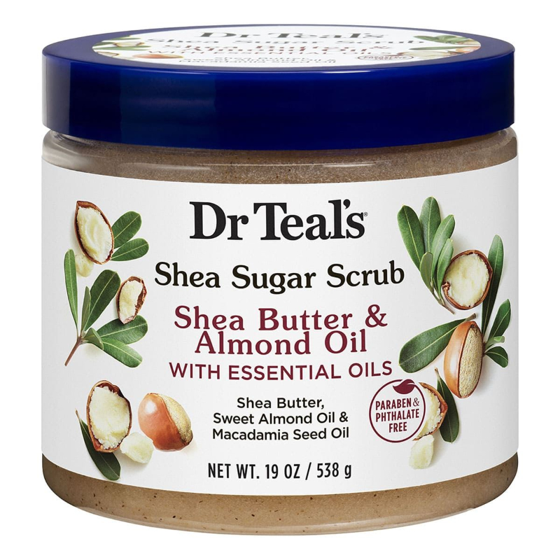 SCRUB DR TEALS SHEA BUTTER & ALMOND OIL 19 OZ