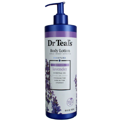 DR TEAL'S BODY LOTION SHOOTING LAVANDER 18OZ