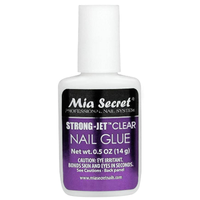 STRONG-JET CLEAR NAIL GLUE