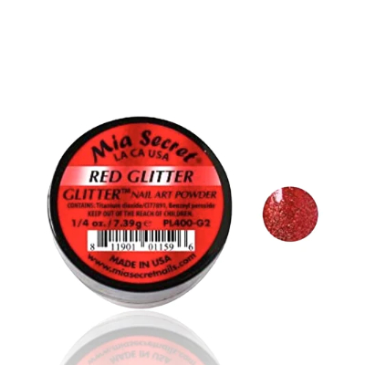 POLVO MIA RED GLITTER