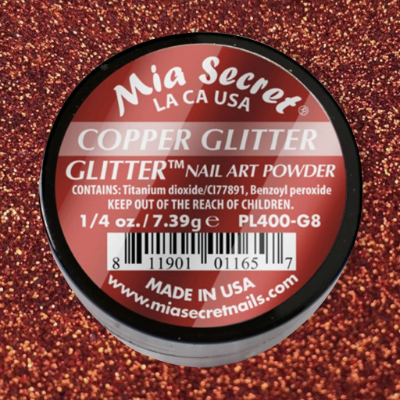 POLVO MIA COPPER GLITTER 1 OZ