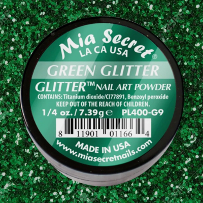 POLVO MIA GREEM GLITTER 1 OZ