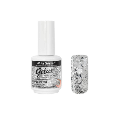 ESMALTE MIA GELUX TOP SILVERL FOIL REF.GP-59