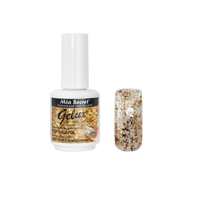 ESMALTE MIA GELUX TOP GOLD FOIL REF.GP-60