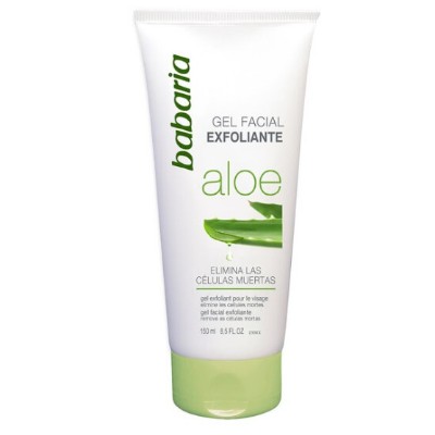 GEL FACIAL BABARIA EXFOLIANTE ALOE VERA 150 ML