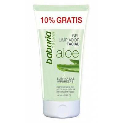 GEL BABARIA LIMPIADOR FACIAL ALOE VERA 165 ML