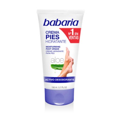 CREMA BABARIA HIDRATANTE PIES ALOE 150 ML