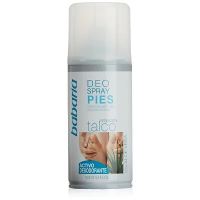 DESODORANTE BABARIA SPRAY PIES ALOE VERA150 ML