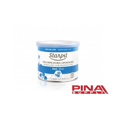 CERA STARPIL DEPILATORIA LOPOSOLUBLE AZUL 500 ML