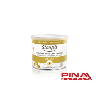 CERA STARPIL DEPILATORIA LOPOSOLUBLE GOL 500 ML