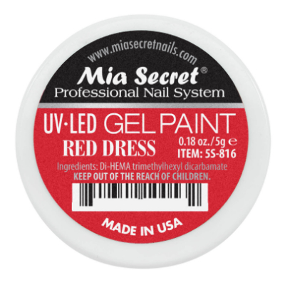 GEL PAINT MIA RED DRESS