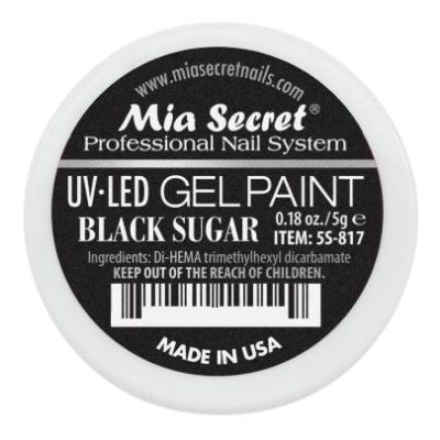 GEL PAINT MIA BLACK SUGAR