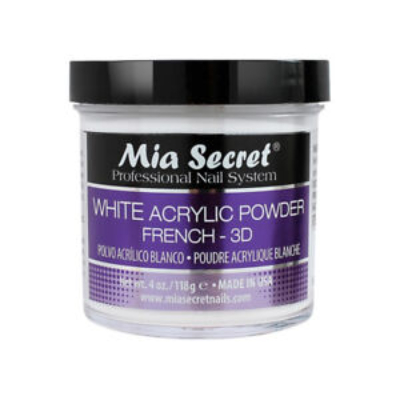 POWER WHITE ACRYLIC  FRENCH-3D 8 OZ