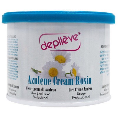 CERA DEPILEVE AZULENE CREAM ROSIN 14 OZ