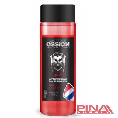 AFTER SHAVE OSSION 2 EN 1 COLOGNE RED STORM 400 ML