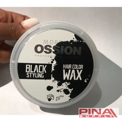 WAX OSSION HAIR COLOR BLACK STYLING 100ML